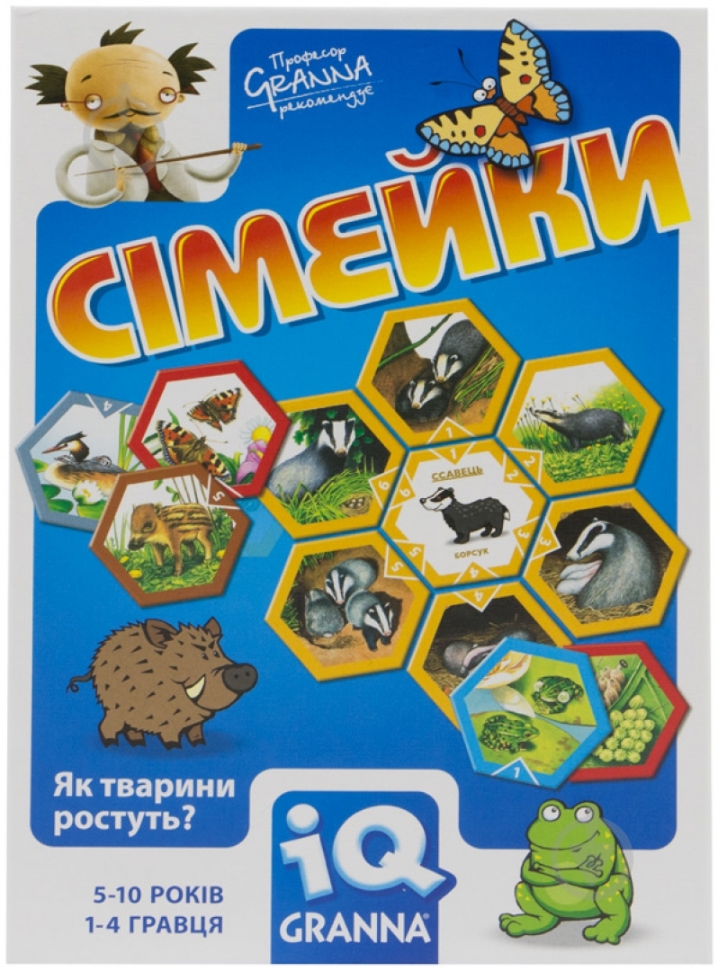 Гра настільна Granna Сімейки IQ 81503 - фото 1