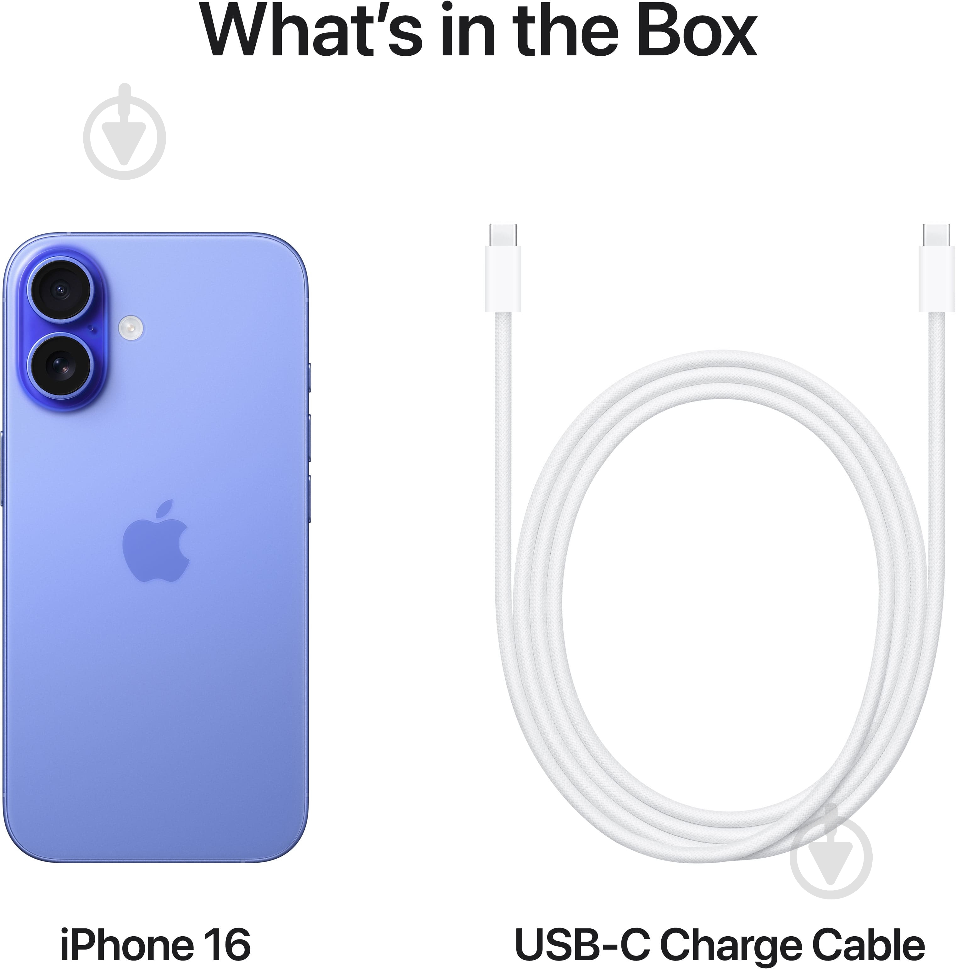 Смартфон Apple iPhone 16 128GB ultramarine (MYEC3SX/A) - фото 9