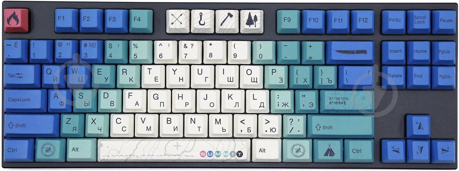 Клавіатура Varmilo MA87M V2 Summit R2 EC Daisy V (A33A022A8A3A06A007) blue - фото 1 Клавіатура Varmilo MA87M V2 Summit R2 EC Daisy V (A33A022A8A3A06A007) blue - фото 1