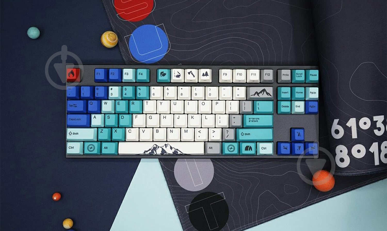 Клавіатура Varmilo MA87M V2 Summit R2 EC Daisy V (A33A022A8A3A06A007) blue - фото 7 Клавіатура Varmilo MA87M V2 Summit R2 EC Daisy V (A33A022A8A3A06A007) blue - фото 7
