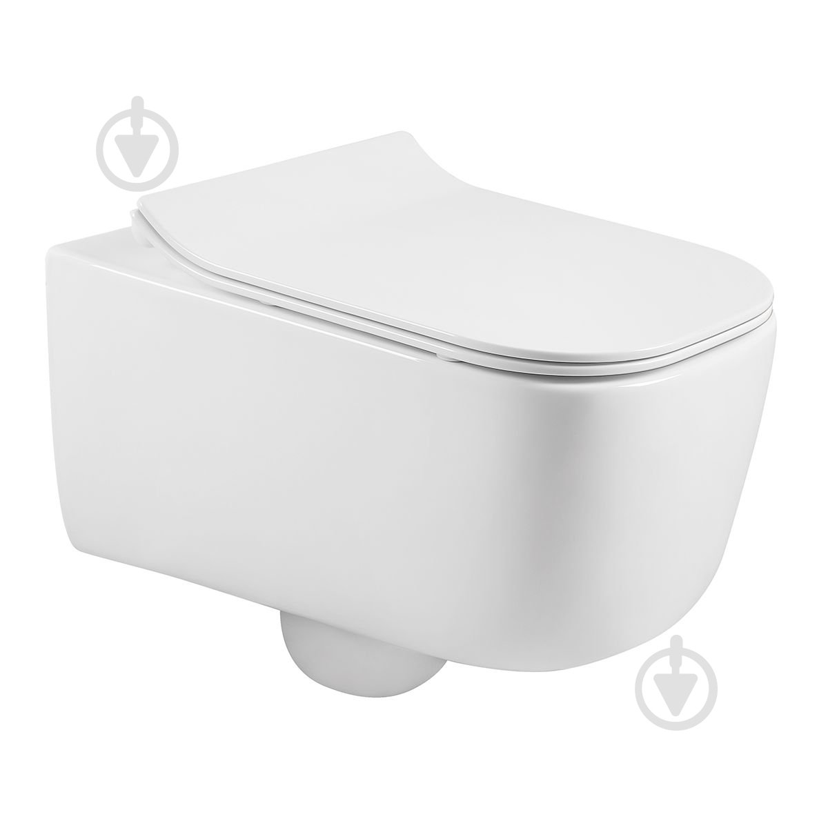 Унітаз підвісний VOLLE Hippo Rimless із сидiнням Slim Soft-close 13-44-202 - фото 1