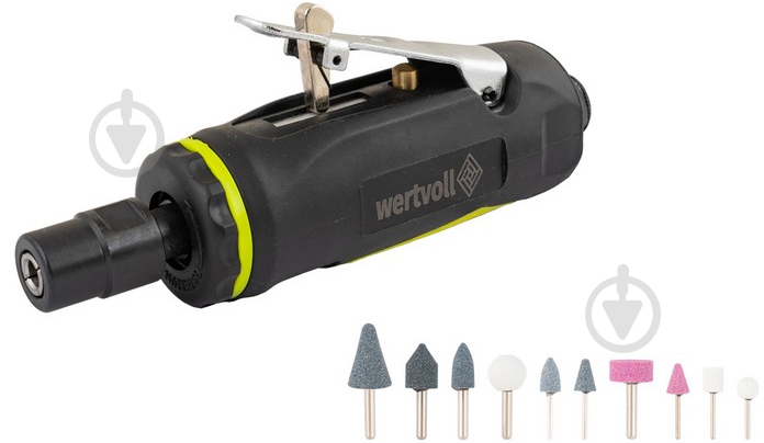Пневмошлифмашина WERTVOLL прямая 1/4" PN-2002 - фото 1