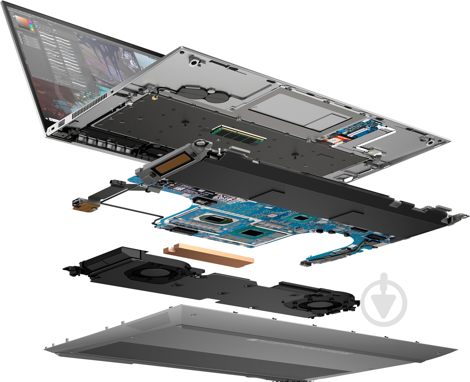 Ноутбук HP ZBook Studio G7 15,6 (1J3V7EA) silver - фото 9