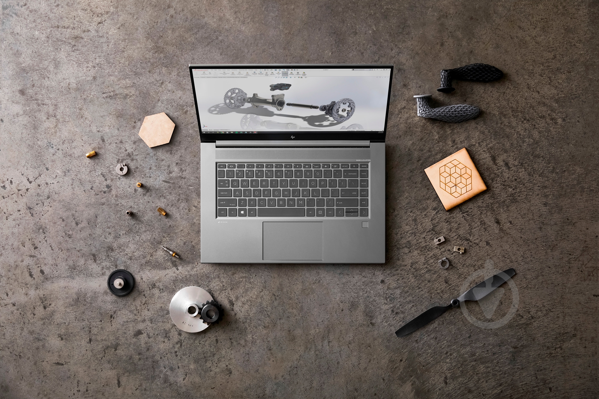 Ноутбук HP ZBook Studio G7 15,6 (1J3V7EA) silver - фото 13