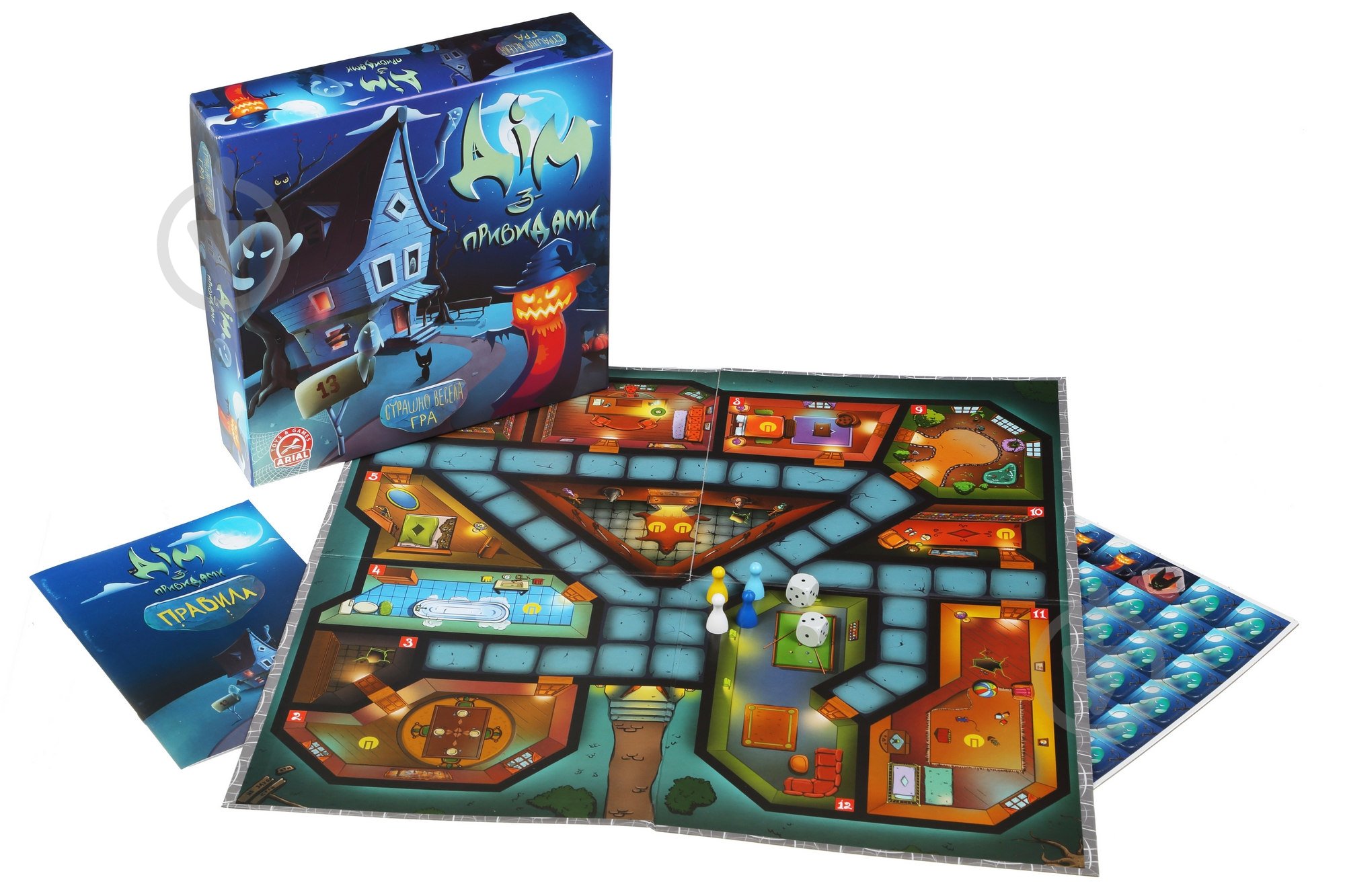 Игра настольная Arial Дом с приведениями - фото 2 Игра настольная Arial Дом с приведениями - фото 2