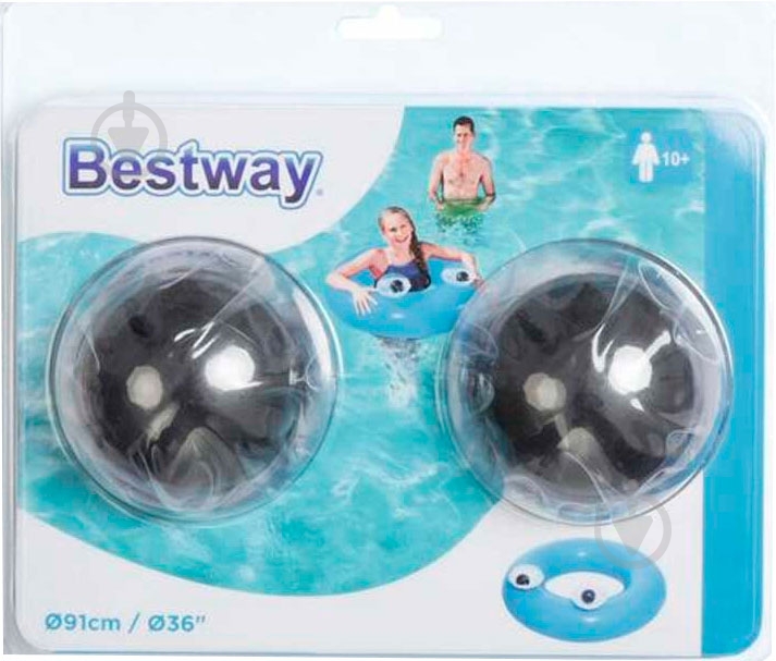 Коло надувне 91 см Очі - фото 15