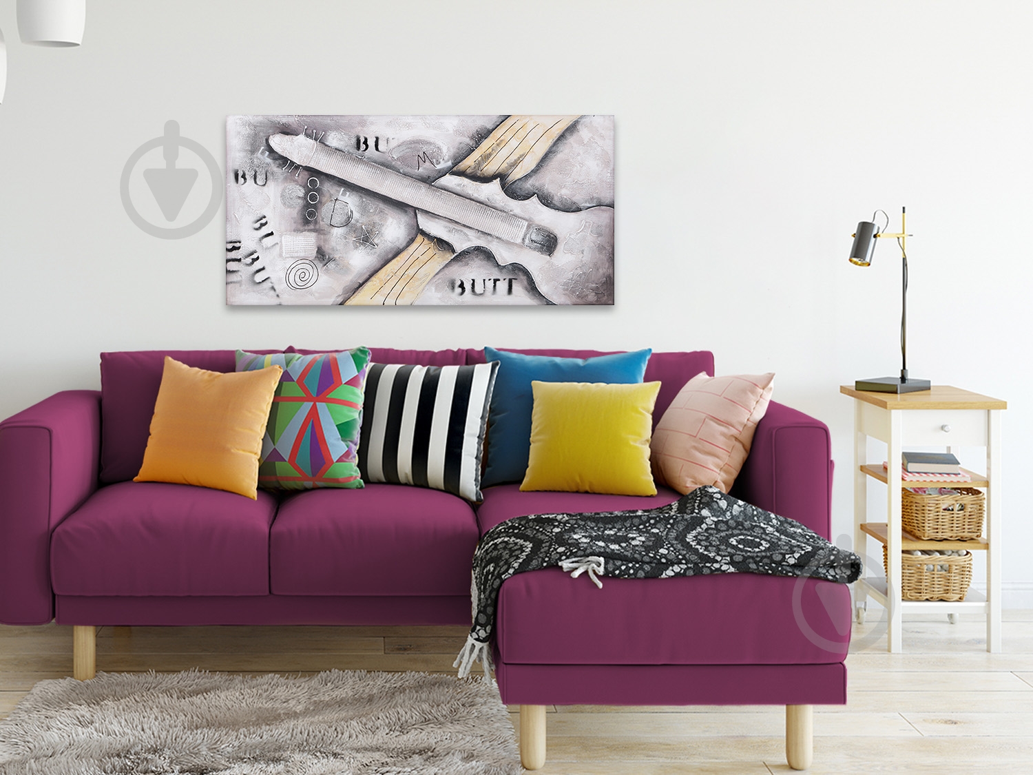 Репродукция Гитара 60x120 см - фото 4