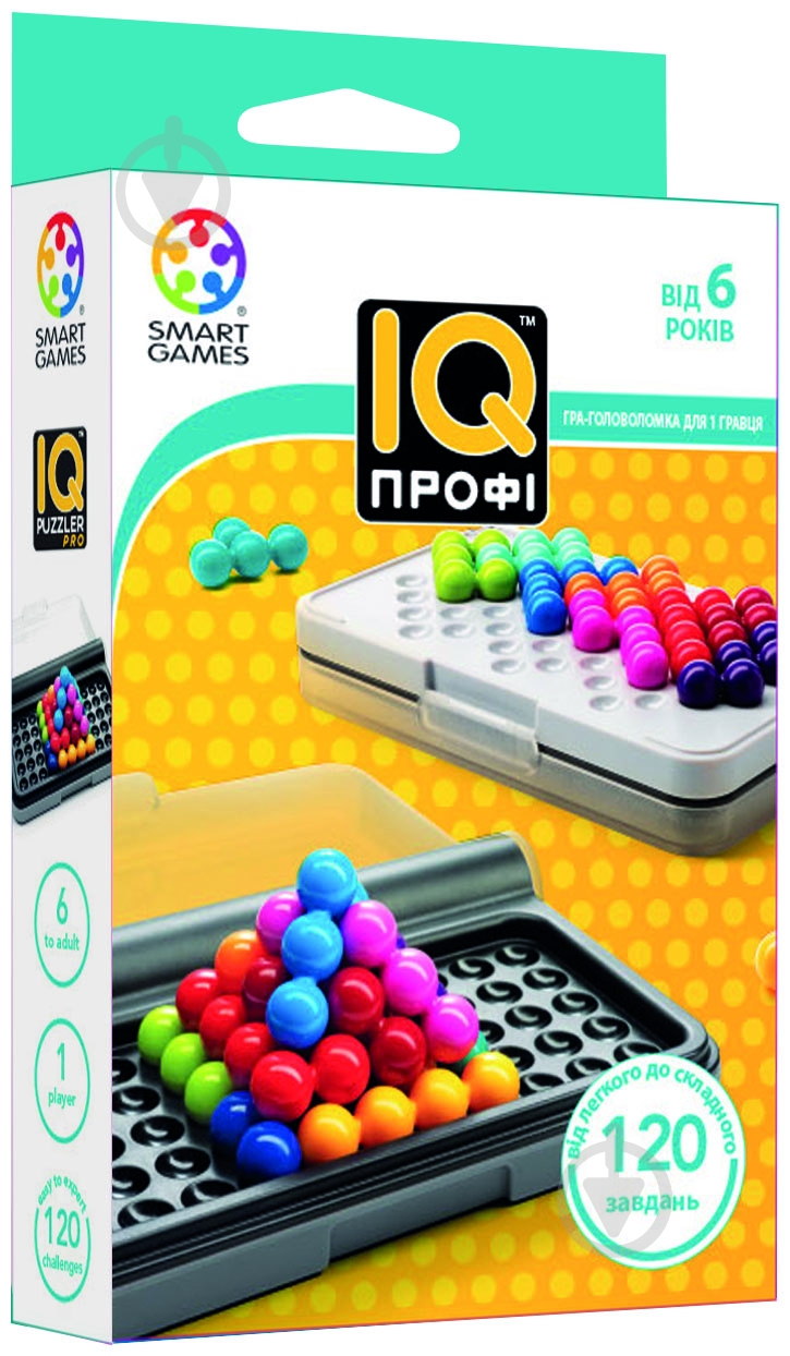 ᐉ Гра магнітна Smart Games IQ Профі SG 455 UKR • Краща ціна в