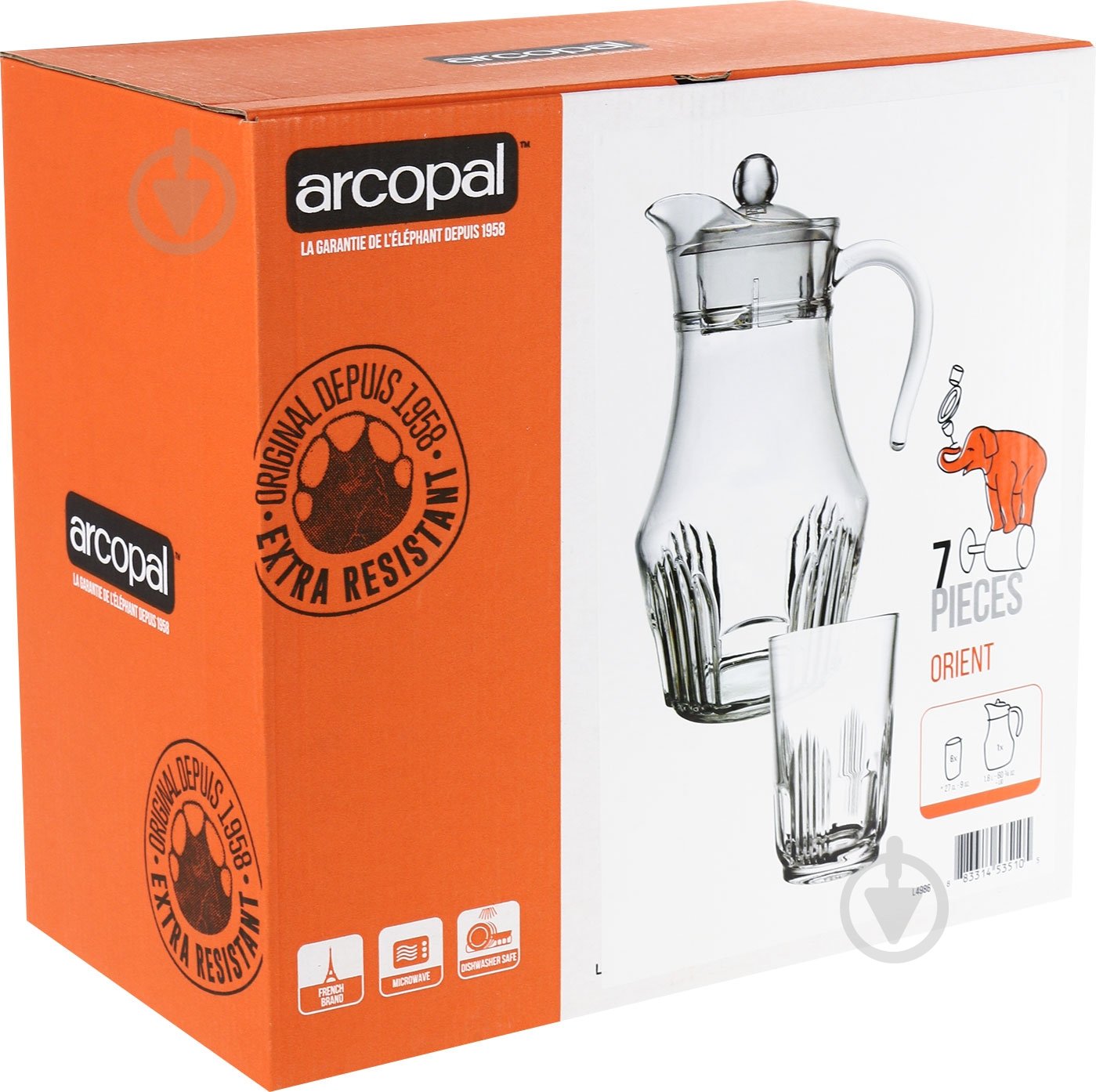 Набір для напоїв Arcopal Orient 7 предметів L4986 - фото 3 Набір для напоїв Arcopal Orient 7 предметів L4986 - фото 3