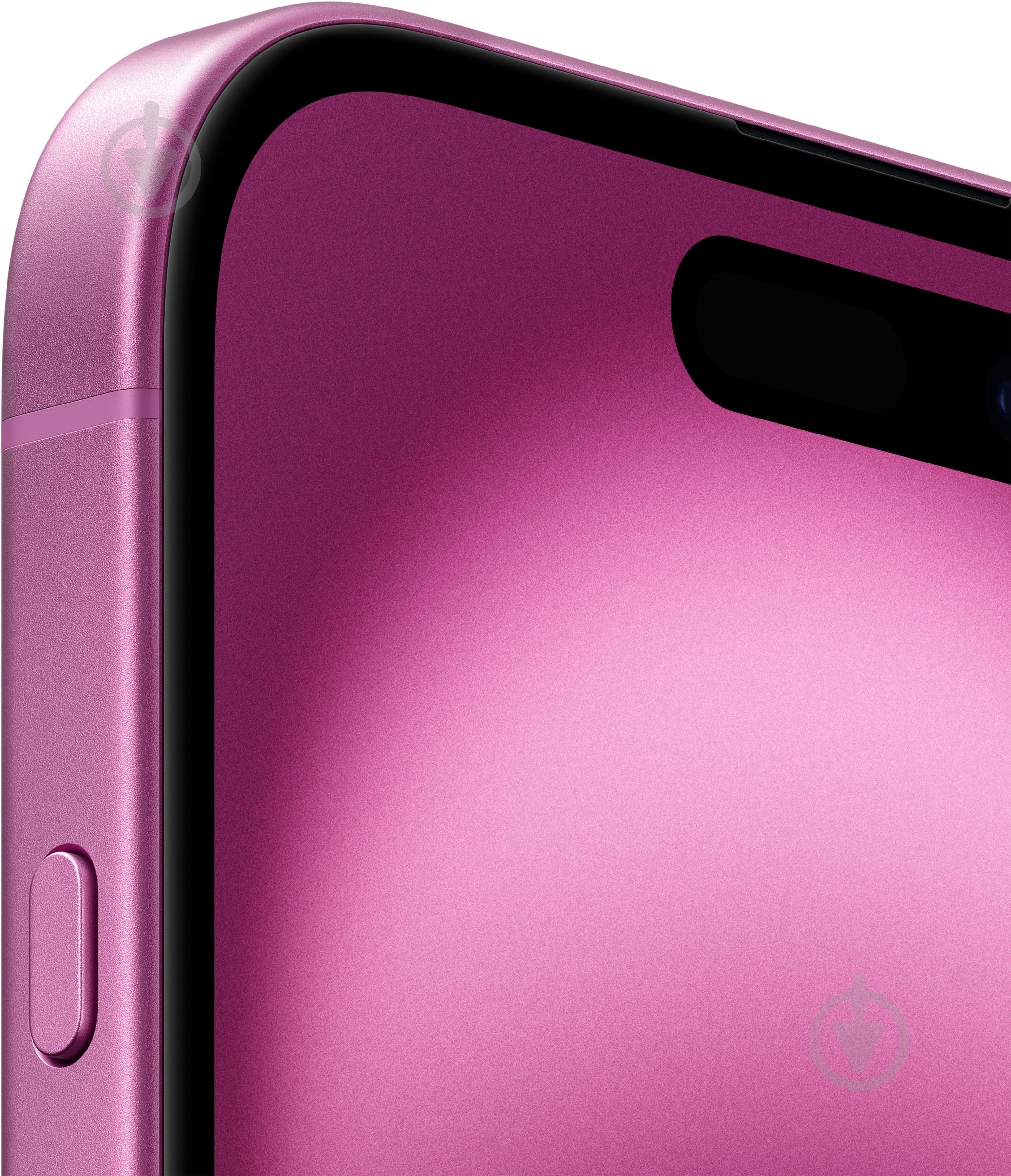 Смартфон Apple iPhone 16 256GB pink (MYEG3SX/A) - фото 4