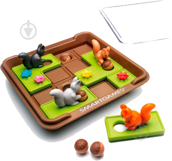 Игра настольная Smart games Вперед, за орехами - фото 2 Игра настольная Smart games Вперед, за орехами - фото 2