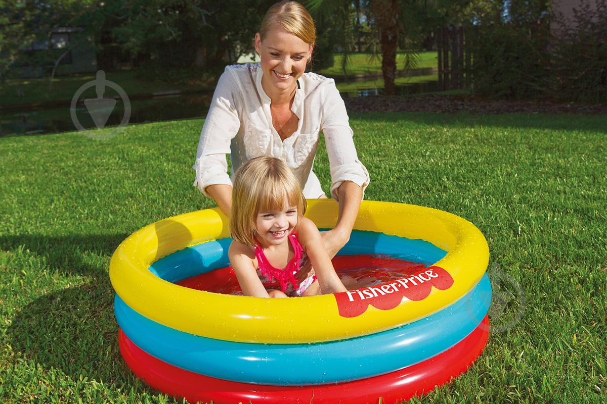 Бассейн надувной Fisher Price 91х25 см 93501 - фото 4