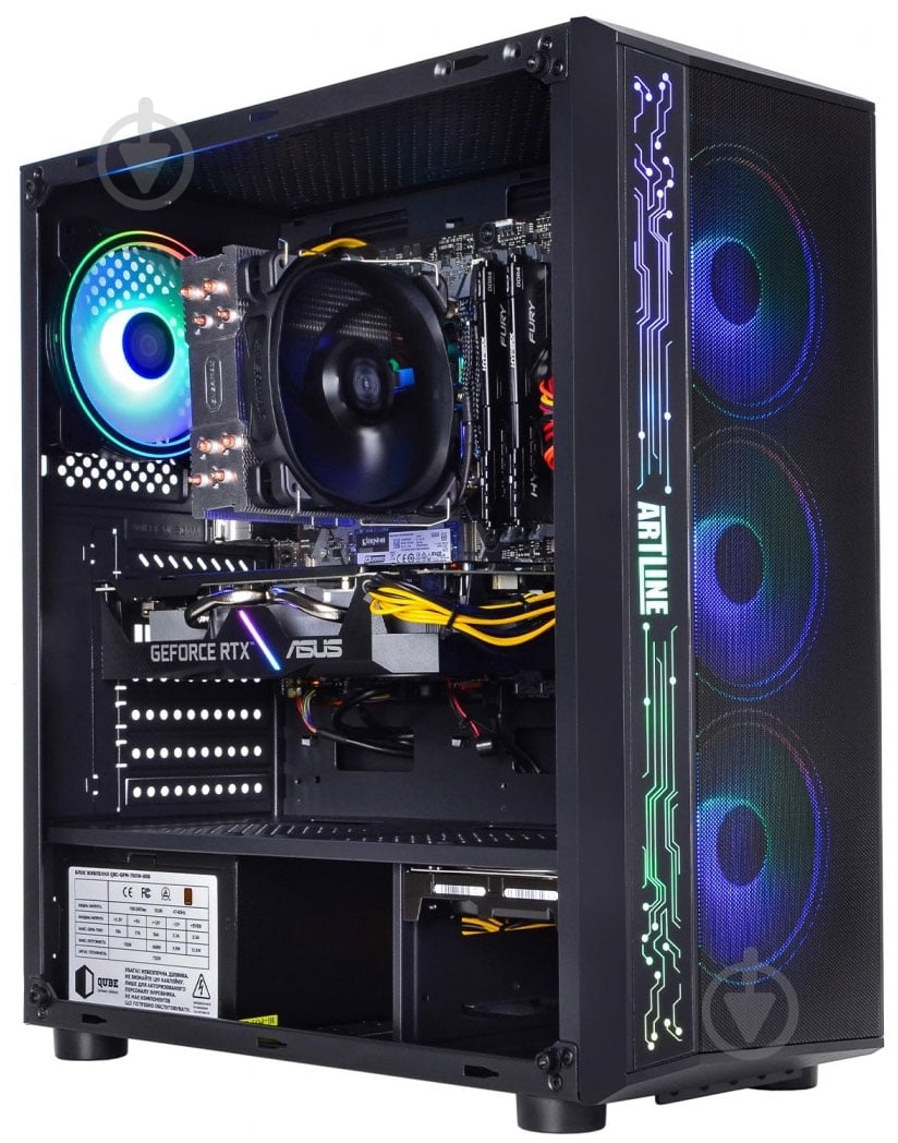 Компьютер Artline Gaming X55 (X55v42) black - фото 11