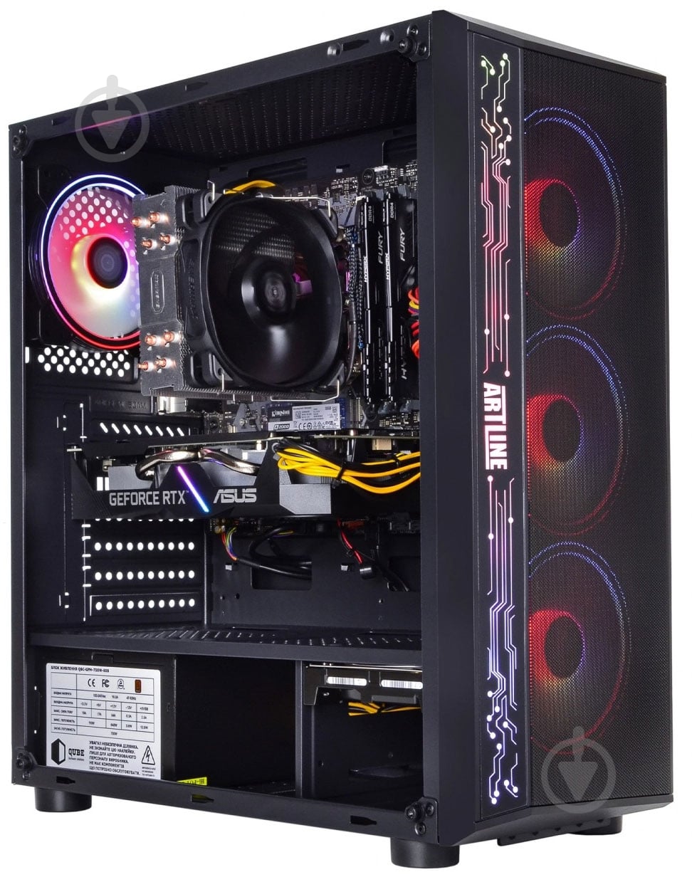 Компьютер Artline Gaming X55 (X55v42) black - фото 3