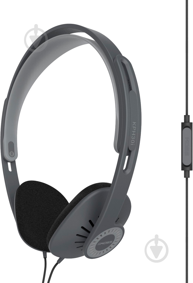 Наушники Koss KPH30iK On-Ear black (195124.101) - фото 1 Наушники Koss KPH30iK On-Ear black (195124.101) - фото 1