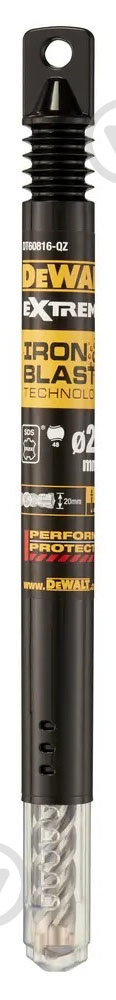 Бур DeWalt XLR SDS-max 20x200 мм 340 мм DT60816 - фото 2 Бур DeWalt XLR SDS-max 20x200 мм 340 мм DT60816 - фото 2