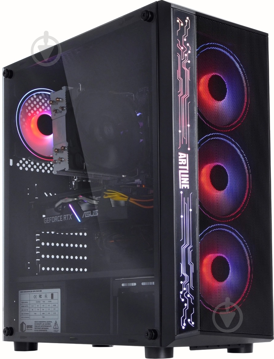 Комп'ютер персональний Artline Gaming X55 (X55v44Win) black - фото 4
