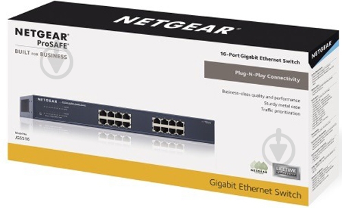 Коммутатор NETGEAR JGS516v2 15xGE - фото 2 Коммутатор NETGEAR JGS516v2 15xGE - фото 2