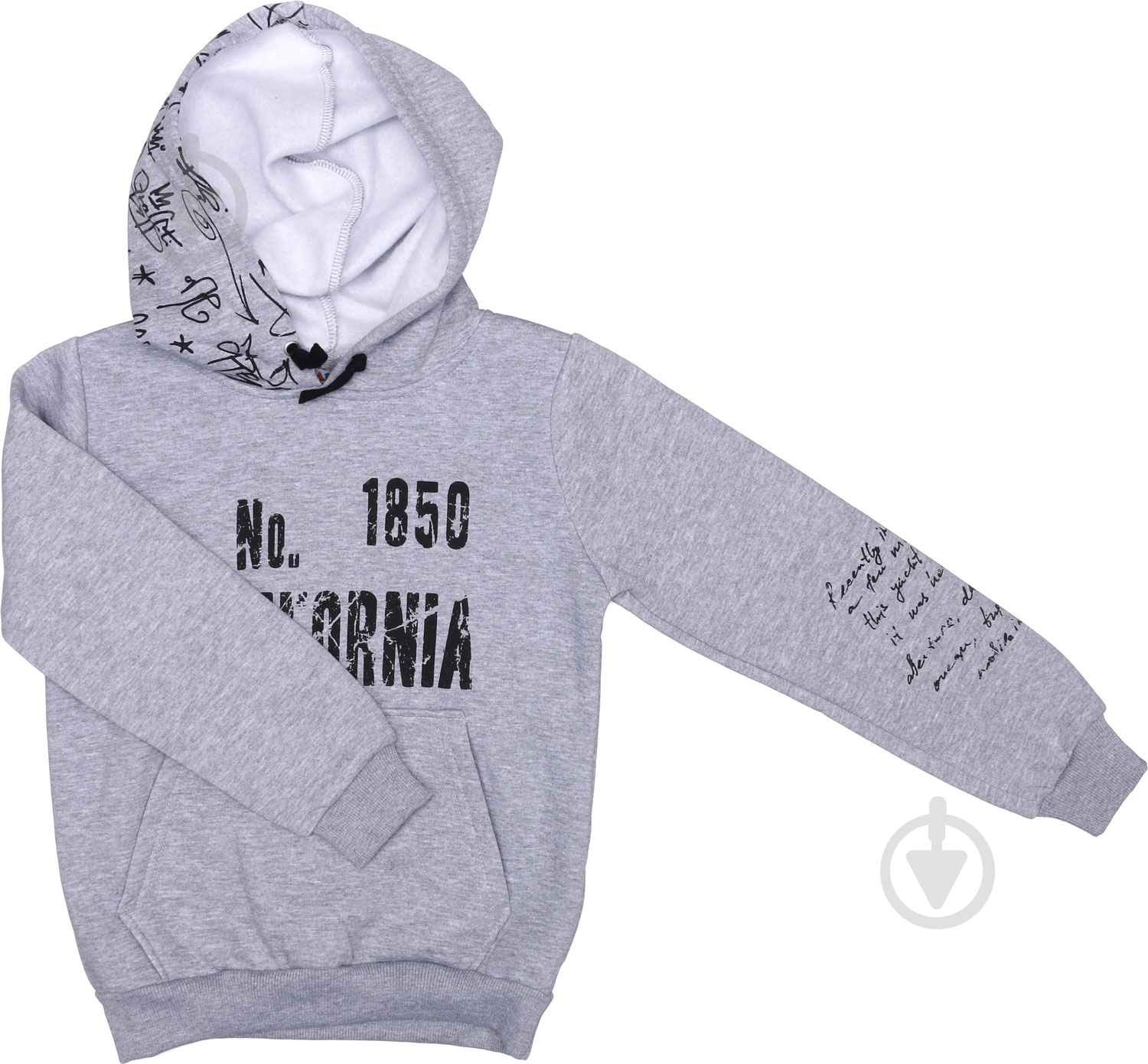 Свитшот для мальчика ALG р.128 серый 321417 - фото 1 Свитшот для мальчика ALG р.128 серый 321417 - фото 1