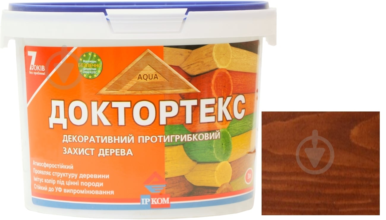 Лазурь ІРКОМ Доктортекс ИР-013 дуб шелковистый мат 3 л - фото 6 Лазурь ІРКОМ Доктортекс ИР-013 дуб шелковистый мат 3 л - фото 6