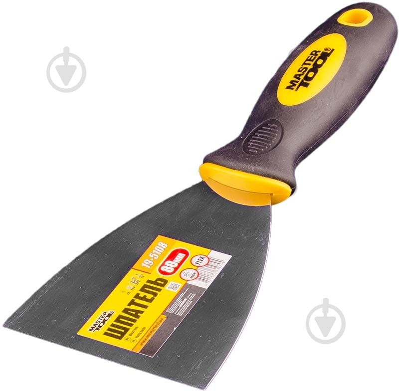 Шпатель малярный MasterTool FLEX 80 мм 19-5108 - фото 1 Шпатель малярный MasterTool FLEX 80 мм 19-5108 - фото 1