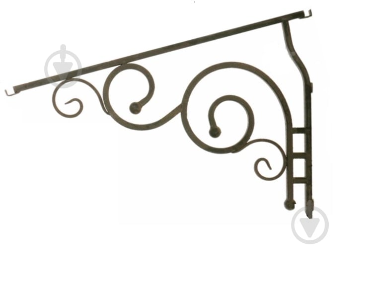 Кронштейн для козырька 9005 1000х2000х700 мм комплект - фото 2