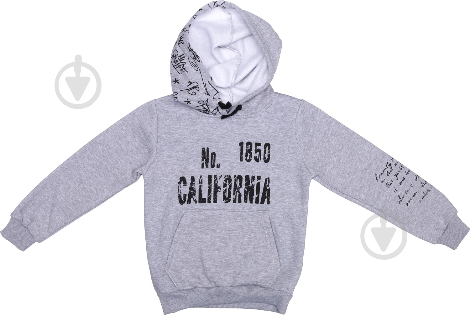 Свитшот для мальчика ALG р.152 серый 321417 - фото 2 Свитшот для мальчика ALG р.152 серый 321417 - фото 2