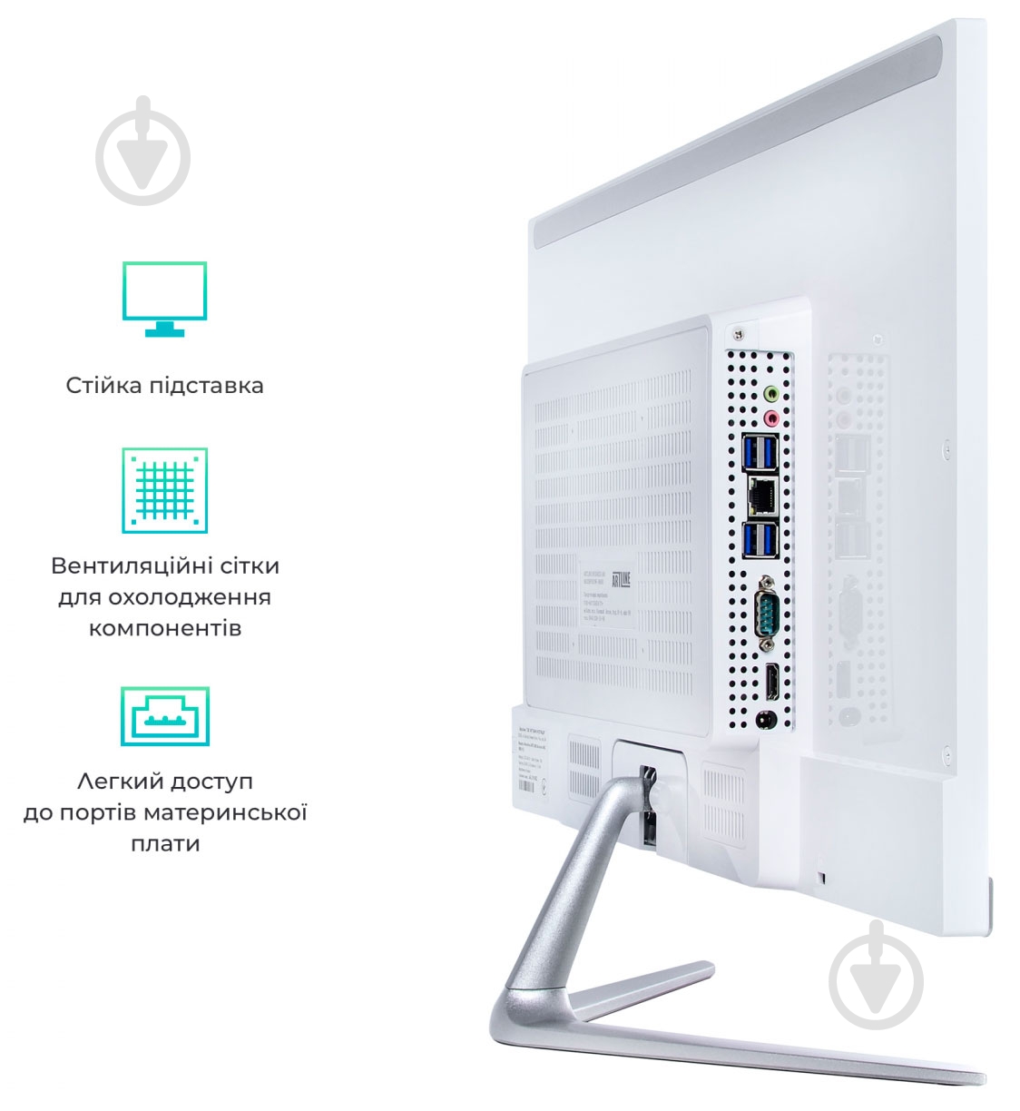 Моноблок Artline Business M62 23,8 (M62v20Win) white - фото 7