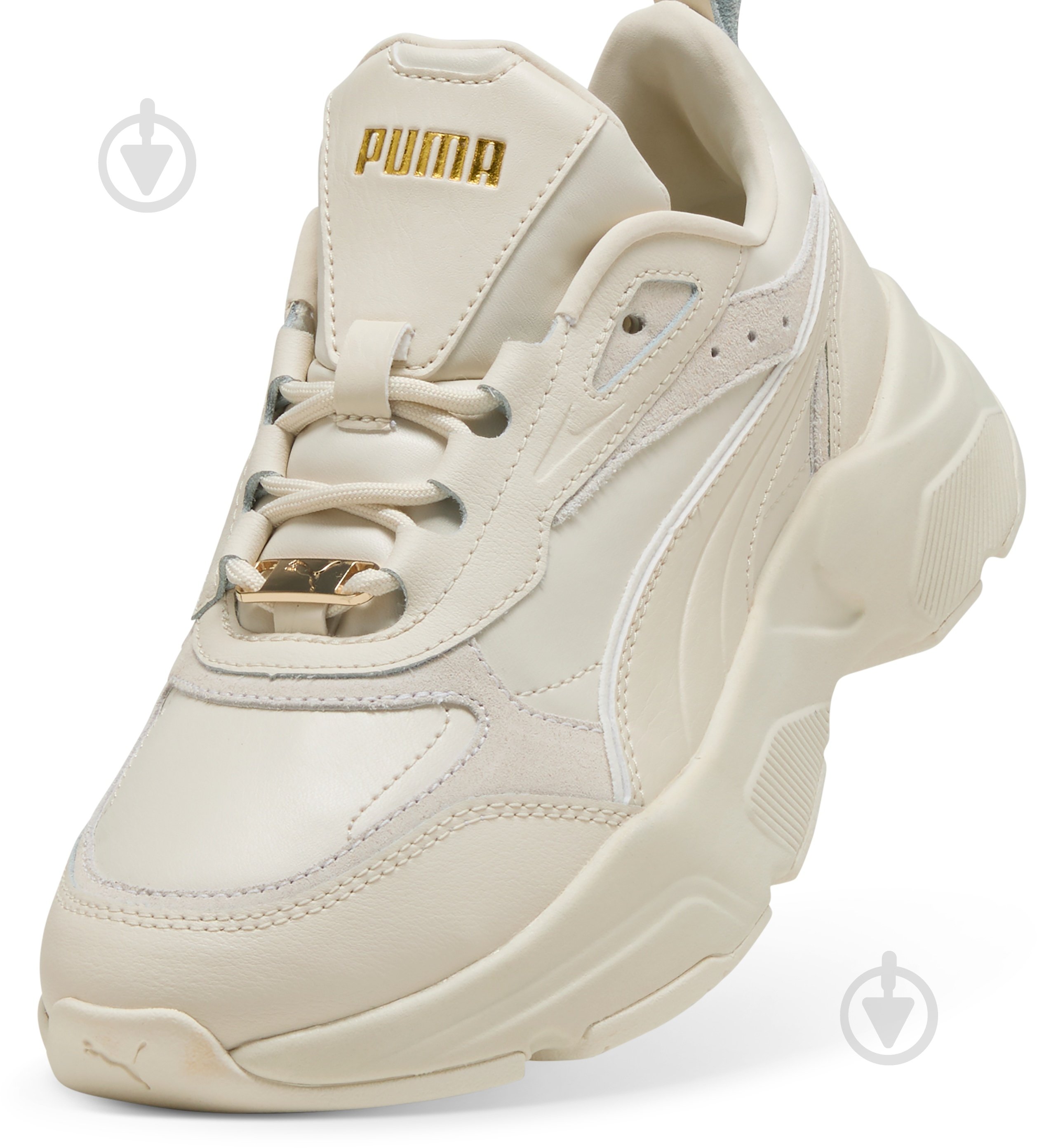 Кросівки жіночі демісезонні Puma Cassia Lux 39783704 р.40 бежеві - фото 4