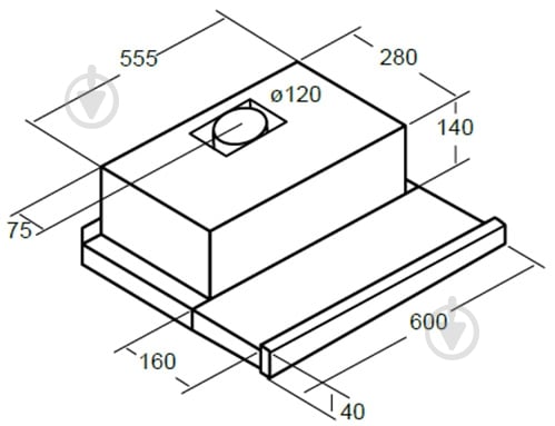 Вытяжка Cata TF-5260 GWH - фото 4 Вытяжка Cata TF-5260 GWH - фото 4