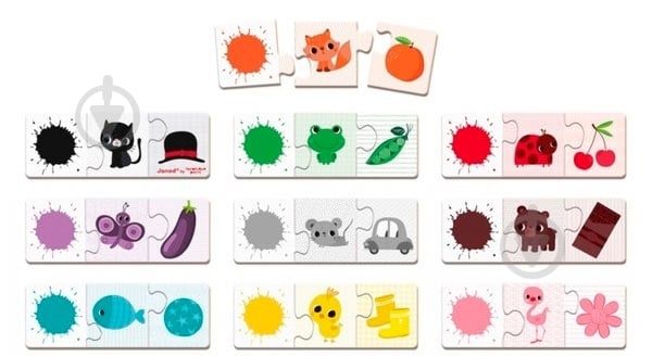 Пазл Janod Изучаем цвет J02709 - фото 3 Пазл Janod Изучаем цвет J02709 - фото 3