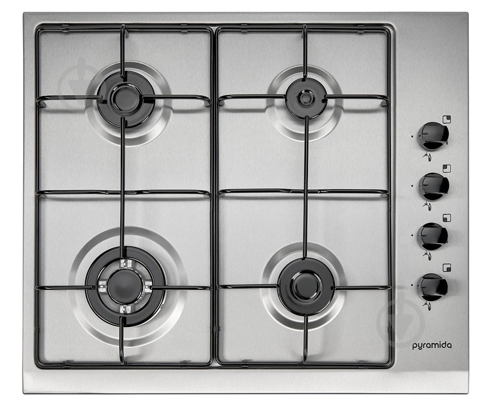 Варочная поверхность газовая Pyramida PSX 643 IX - фото 1