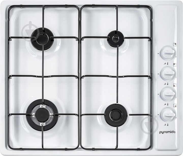 Варочная поверхность газовая Pyramida PSE 643 WH - фото 1 Варочная поверхность газовая Pyramida PSE 643 WH - фото 1