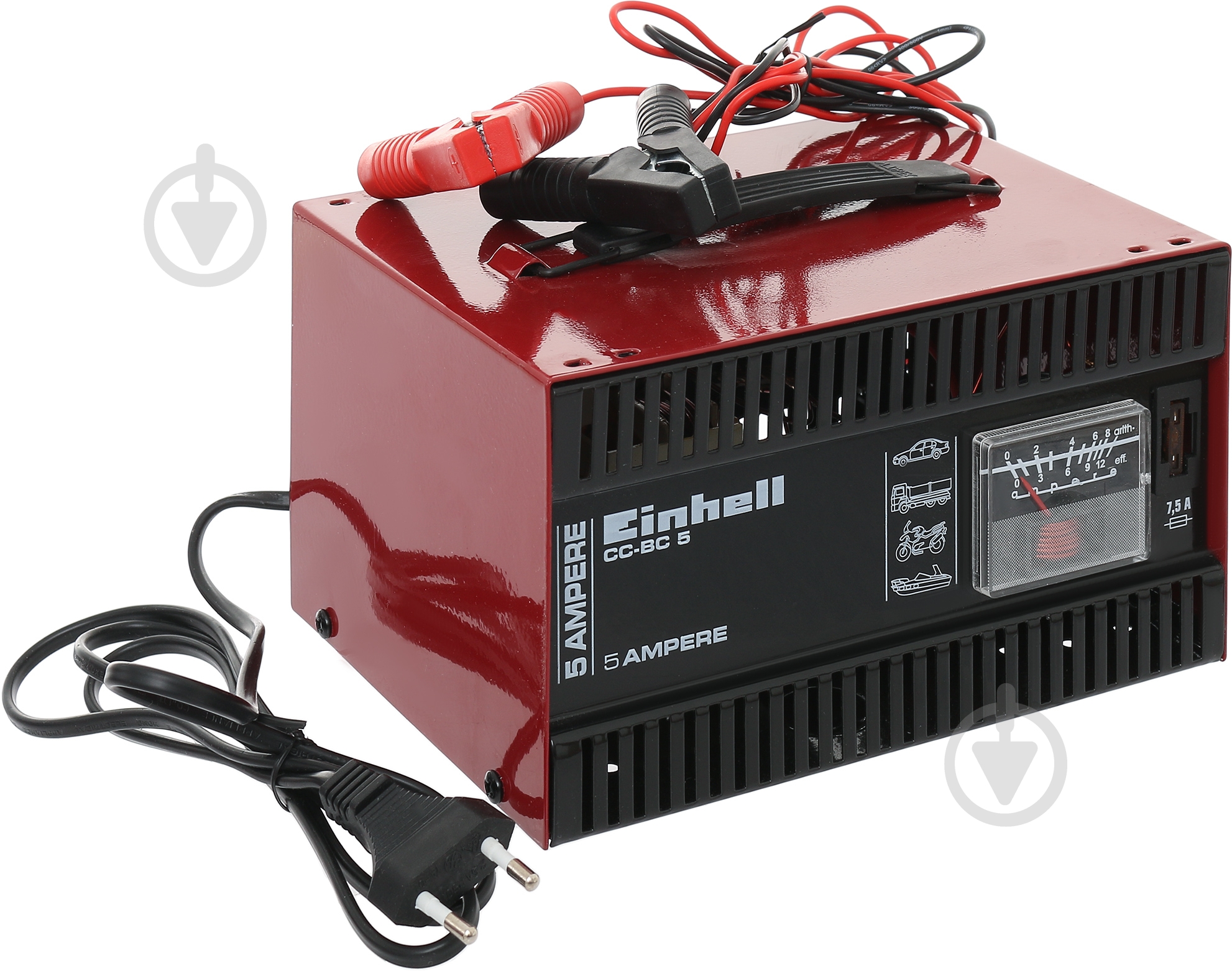 Зарядний пристрій трансформаторний Einhell CC-BC 5 3,5 А 80 А/ч - фото 2