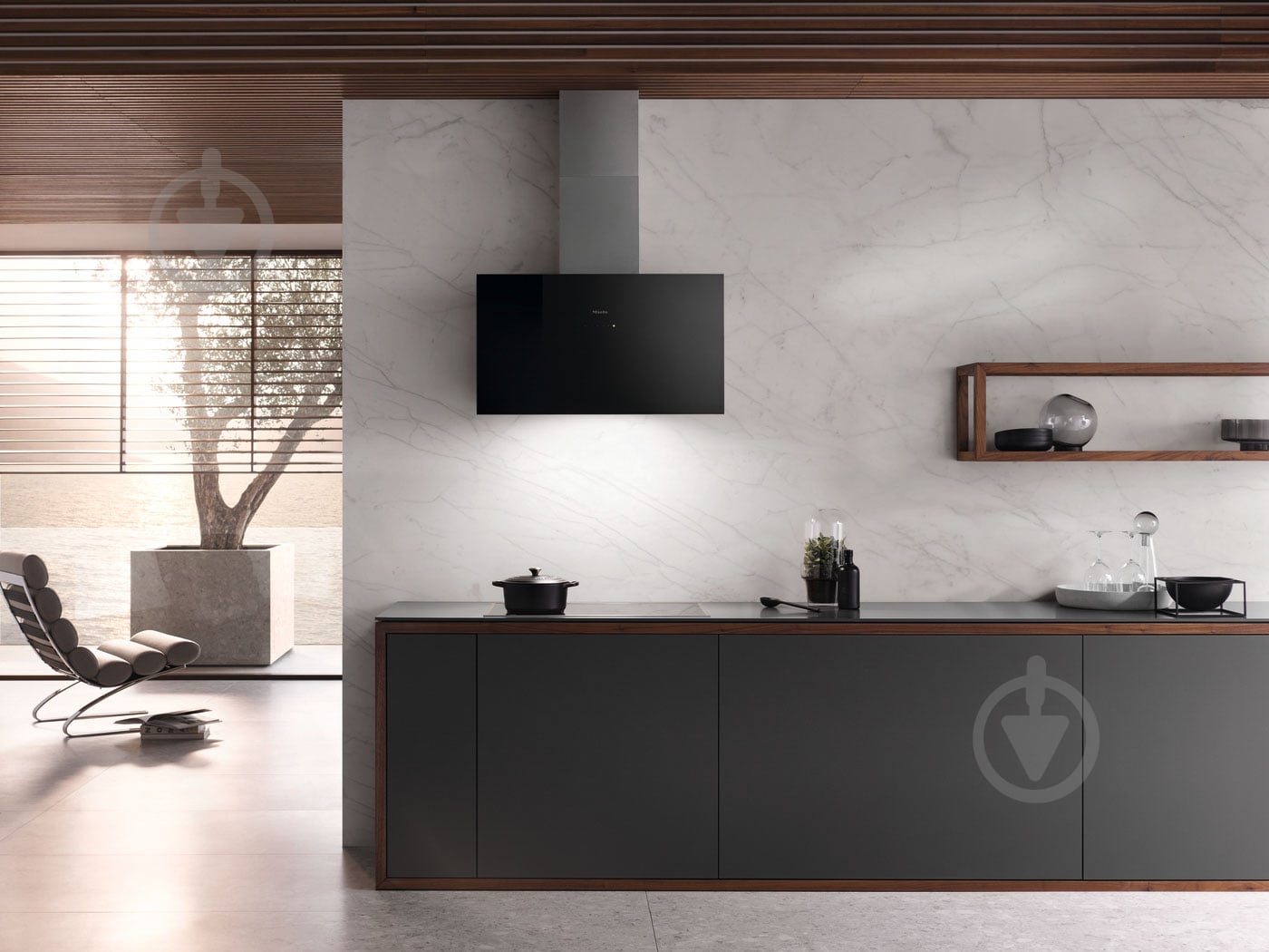 Вытяжка Miele DA9091W Screen черный обсидиан - фото 6