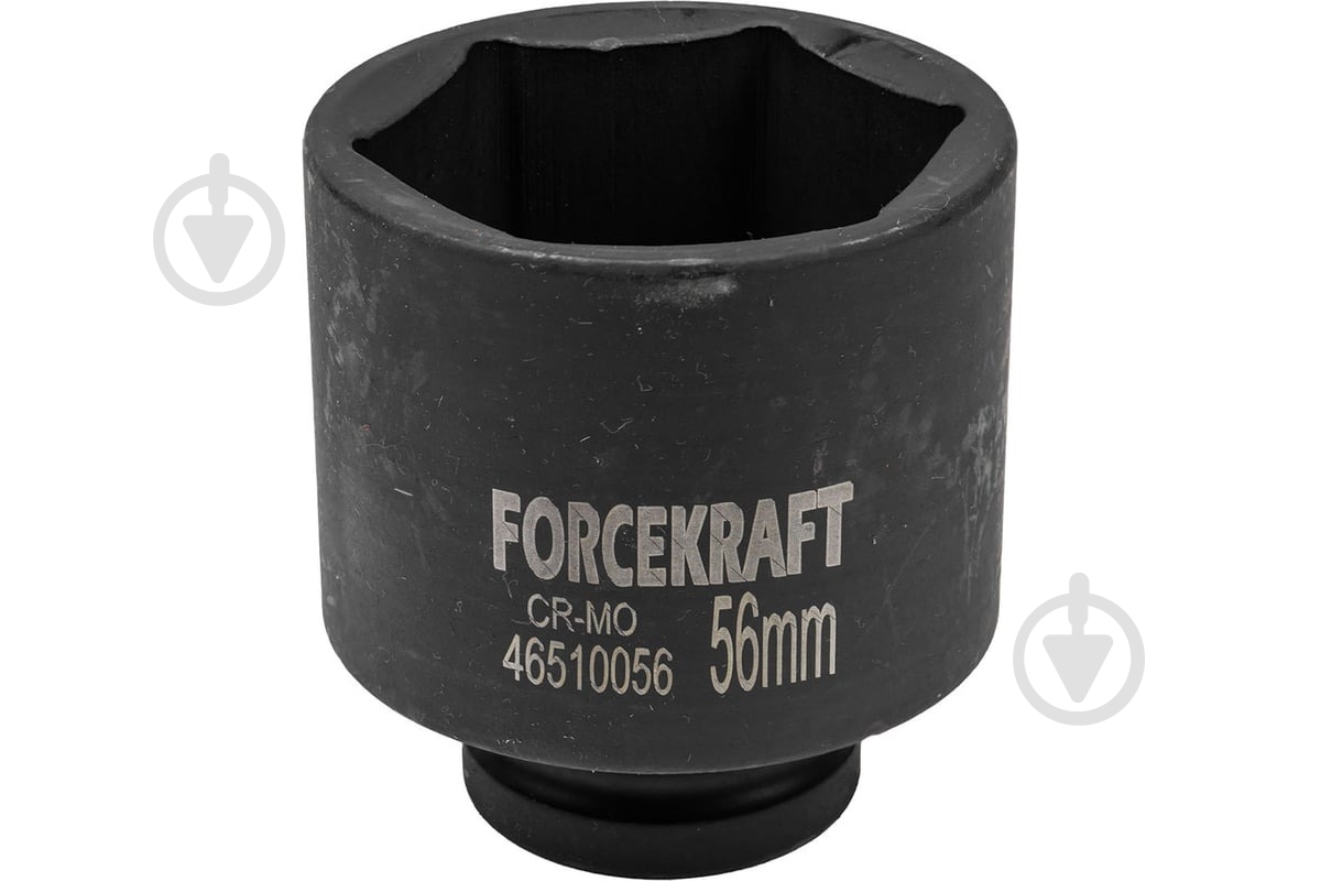 Головка ударна глибока 56 мм (6гр.), 3/4'' Forcekraft 1 шт. FK-46510056 - фото 1 Головка ударна глибока 56 мм (6гр.), 3/4'' Forcekraft 1 шт. FK-46510056 - фото 1