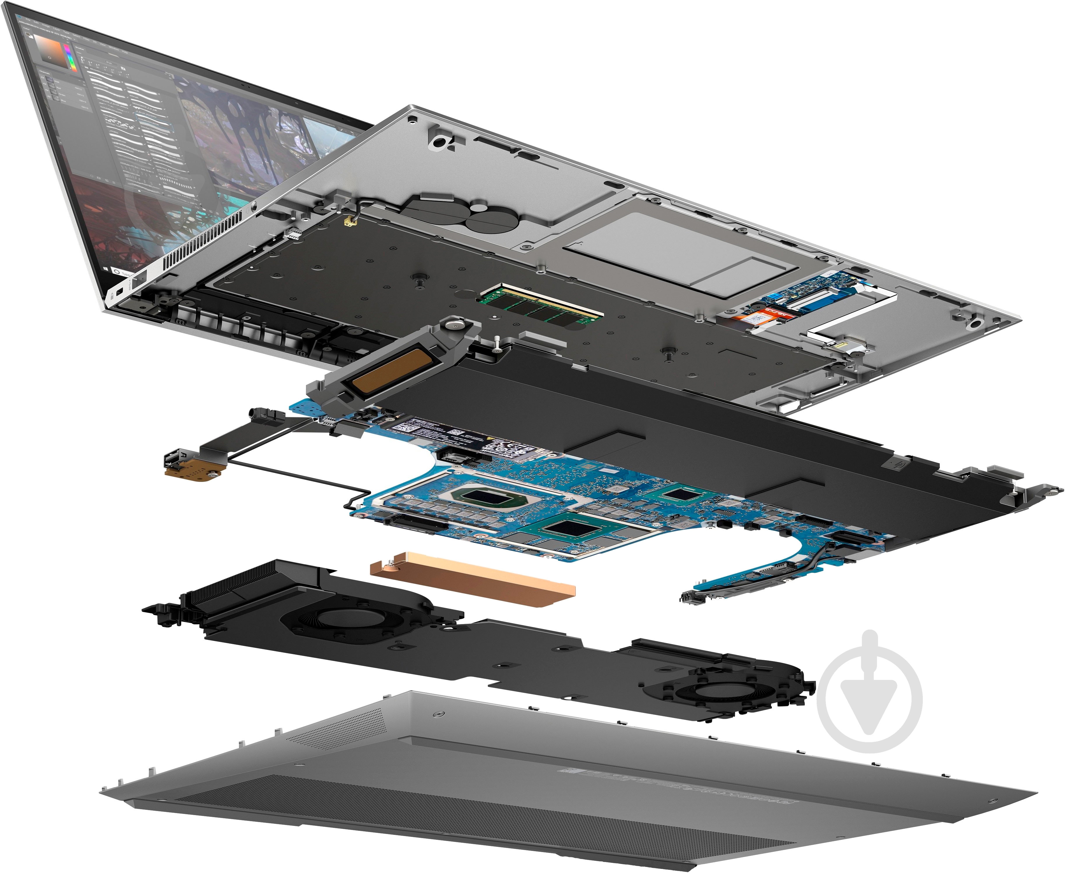 Ноутбук HP ZBook Studio G7 15,6 (1J3T4EA) silver - фото 10