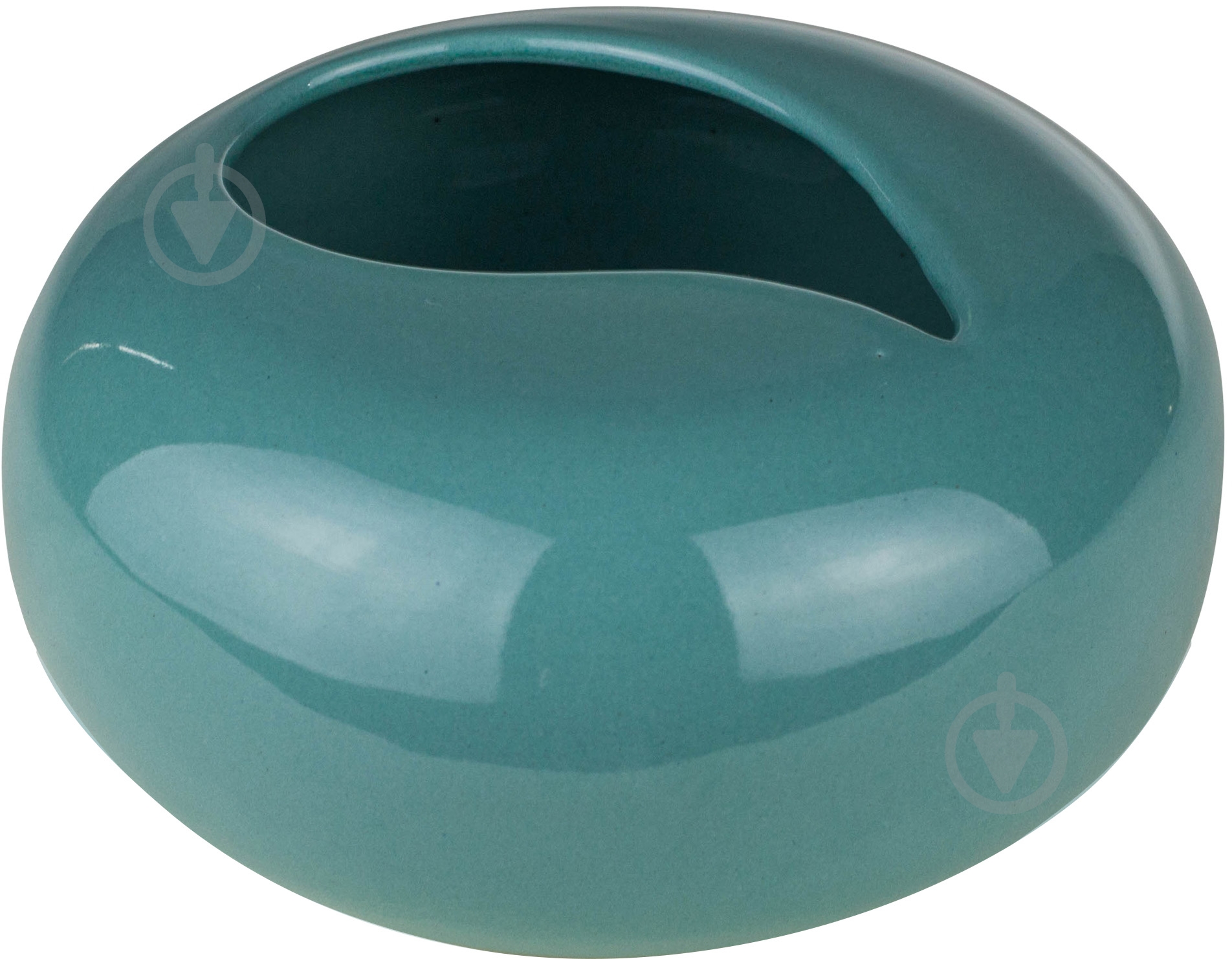 Ваза керамическая Eterna SC 1310 6,5 см бирюзовая - фото 1