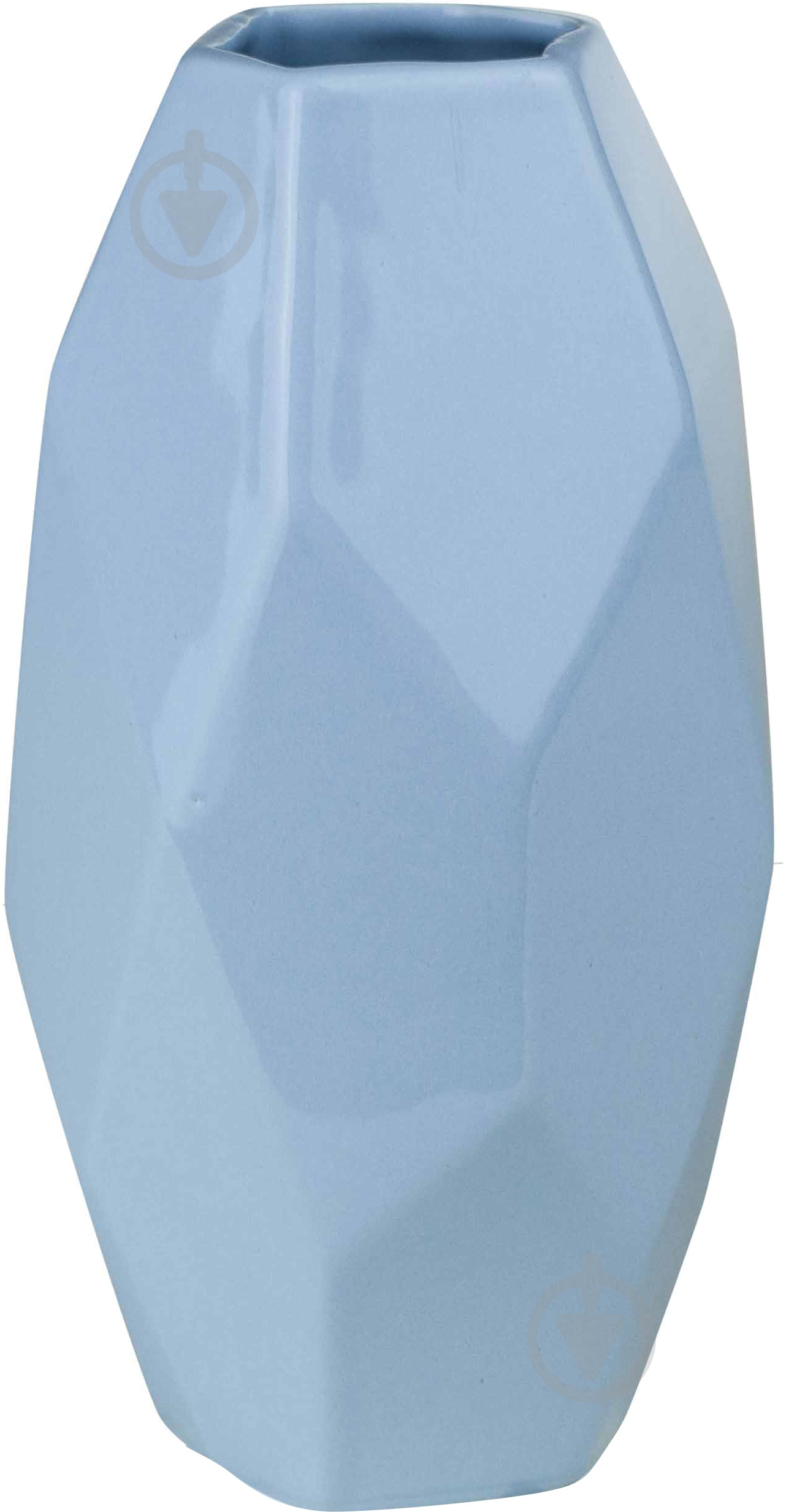 Ваза керамическая Eterna 2500-19 19 см голубая - фото 1