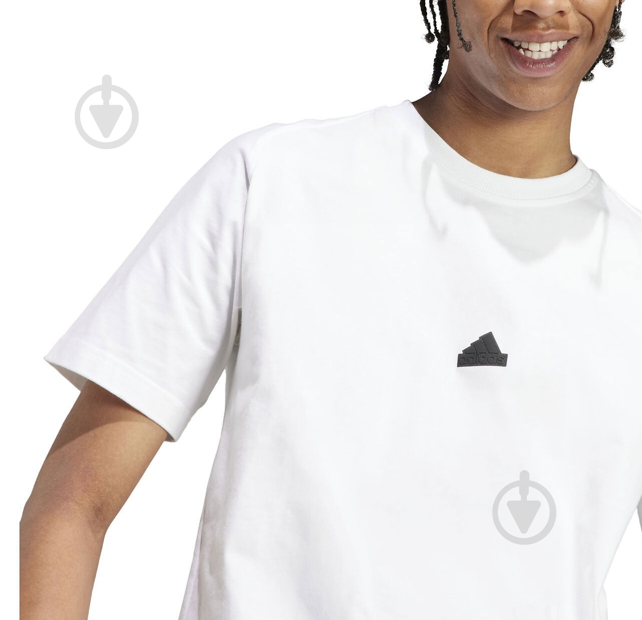 Футболка Adidas IL9470 р.2XL белый - фото 3