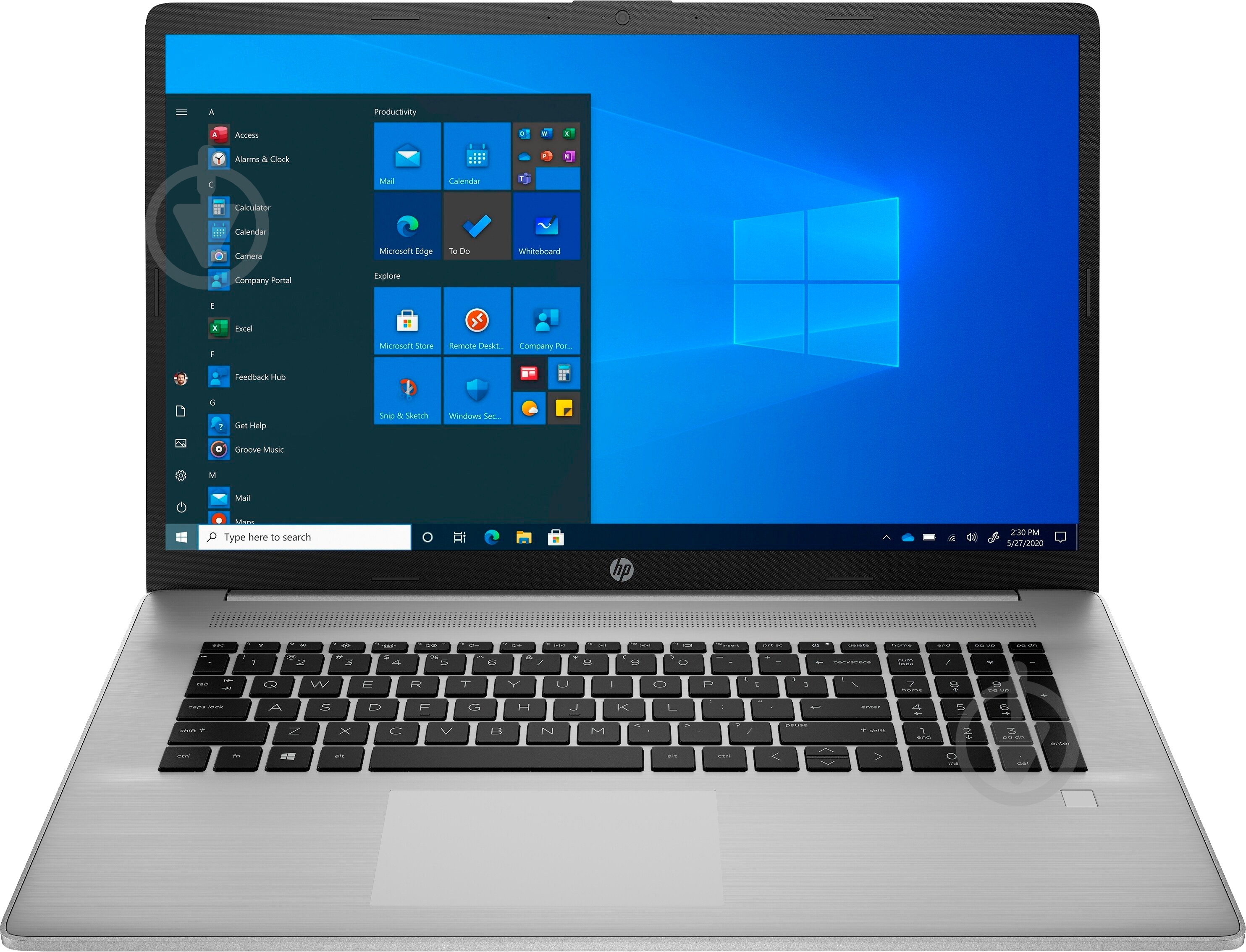 Ноутбук HP 470 G8 17,3 (3S8U1EA) silver - фото 1 Ноутбук HP 470 G8 17,3 (3S8U1EA) silver - фото 1