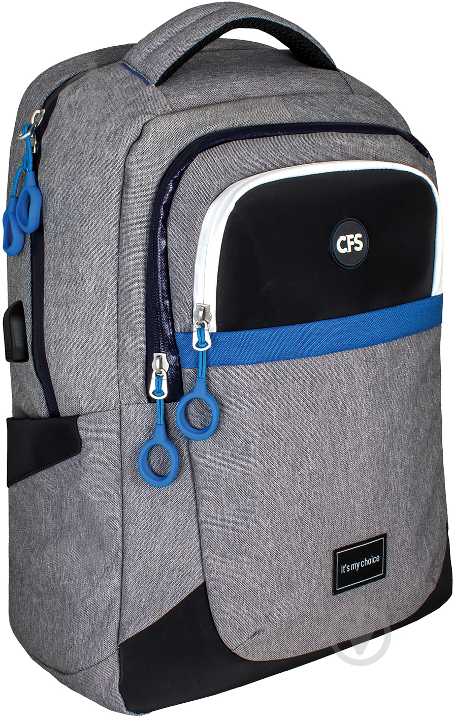 Рюкзак молодіжний Cool For School 18" 820 USB CF86217 - фото 1 Рюкзак молодіжний Cool For School 18" 820 USB CF86217 - фото 1