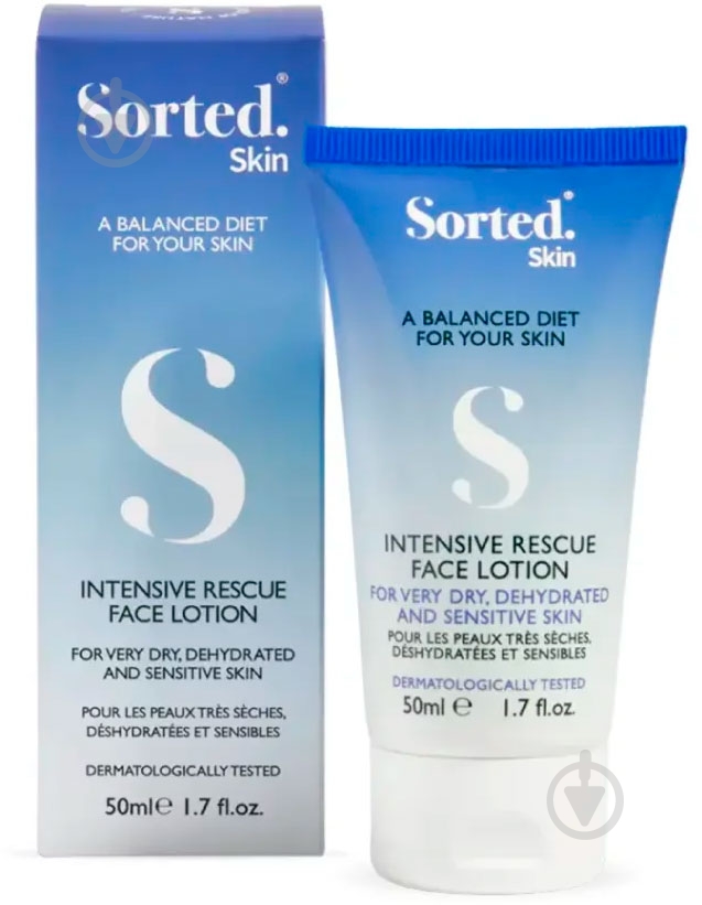 Лосьон Sorted Skin Intensive Rescue Face Lotion 50 мл - фото 1 Лосьон Sorted Skin Intensive Rescue Face Lotion 50 мл - фото 1