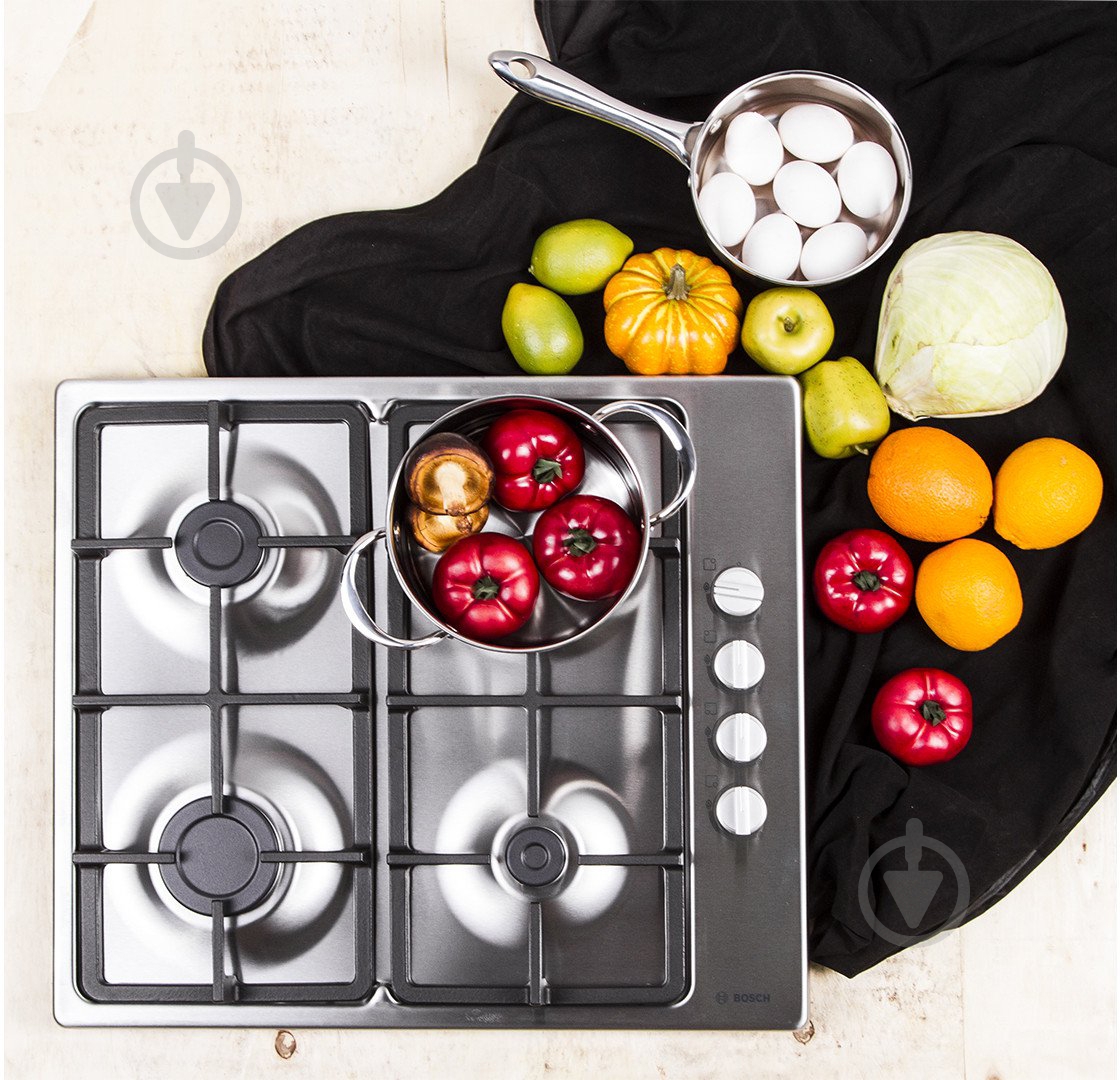 Варочная поверхность газовая Bosch PBP6C5B90 - фото 7