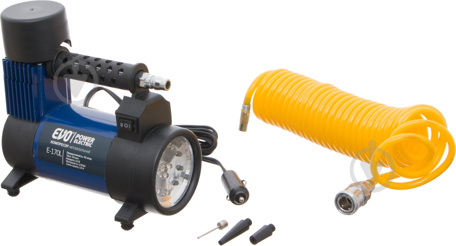 Компресcор автомобильный EVO power electric WM102-19 - фото 1 Компресcор автомобильный EVO power electric WM102-19 - фото 1