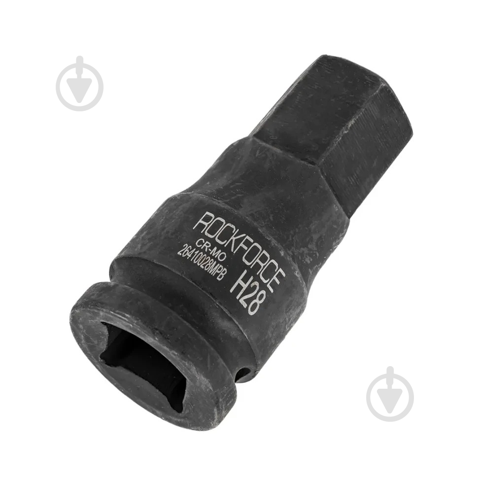 Насадка ударна 6-гранна 28 мм, 3/4'' ROCKFORCE 1 шт. RF-26410028MPB - фото 1 Насадка ударна 6-гранна 28 мм, 3/4'' ROCKFORCE 1 шт. RF-26410028MPB - фото 1