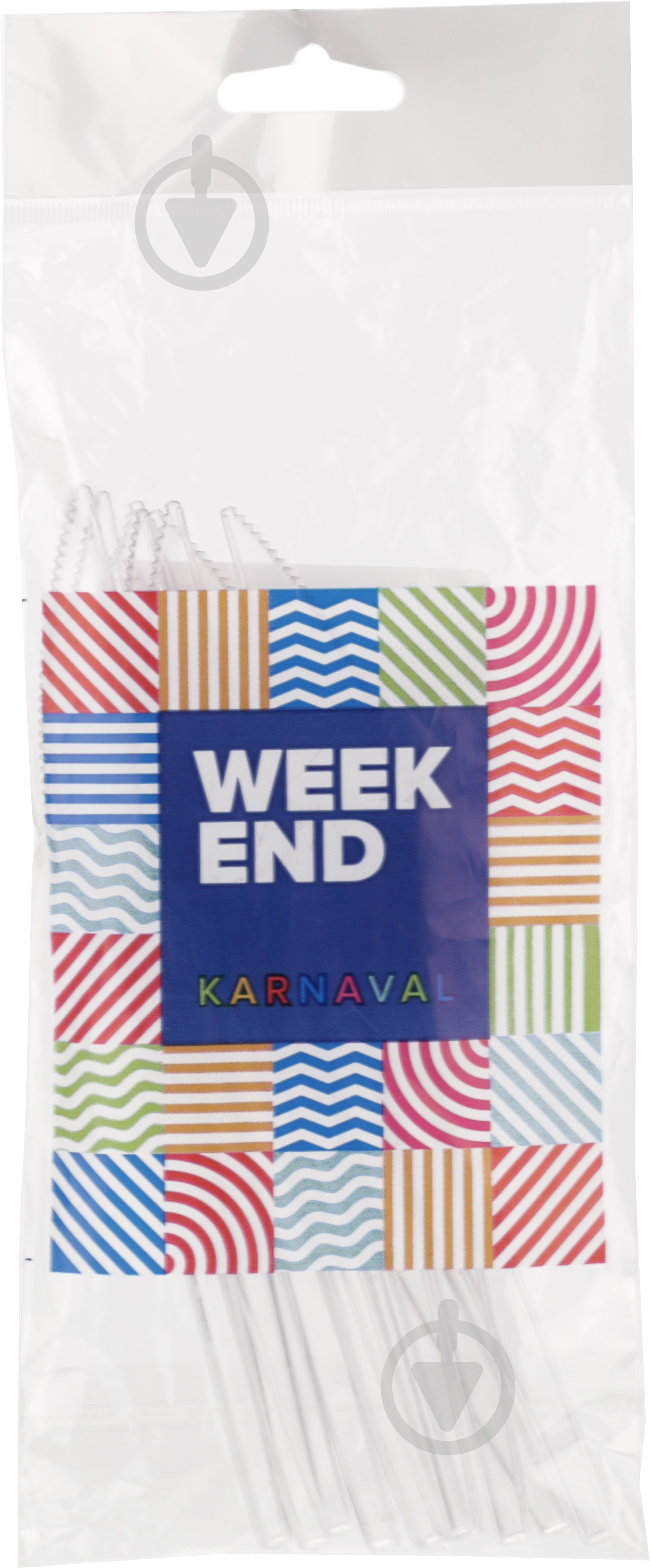 Нож одноразовый пластиковый прозрачный 10 шт. - фото 2