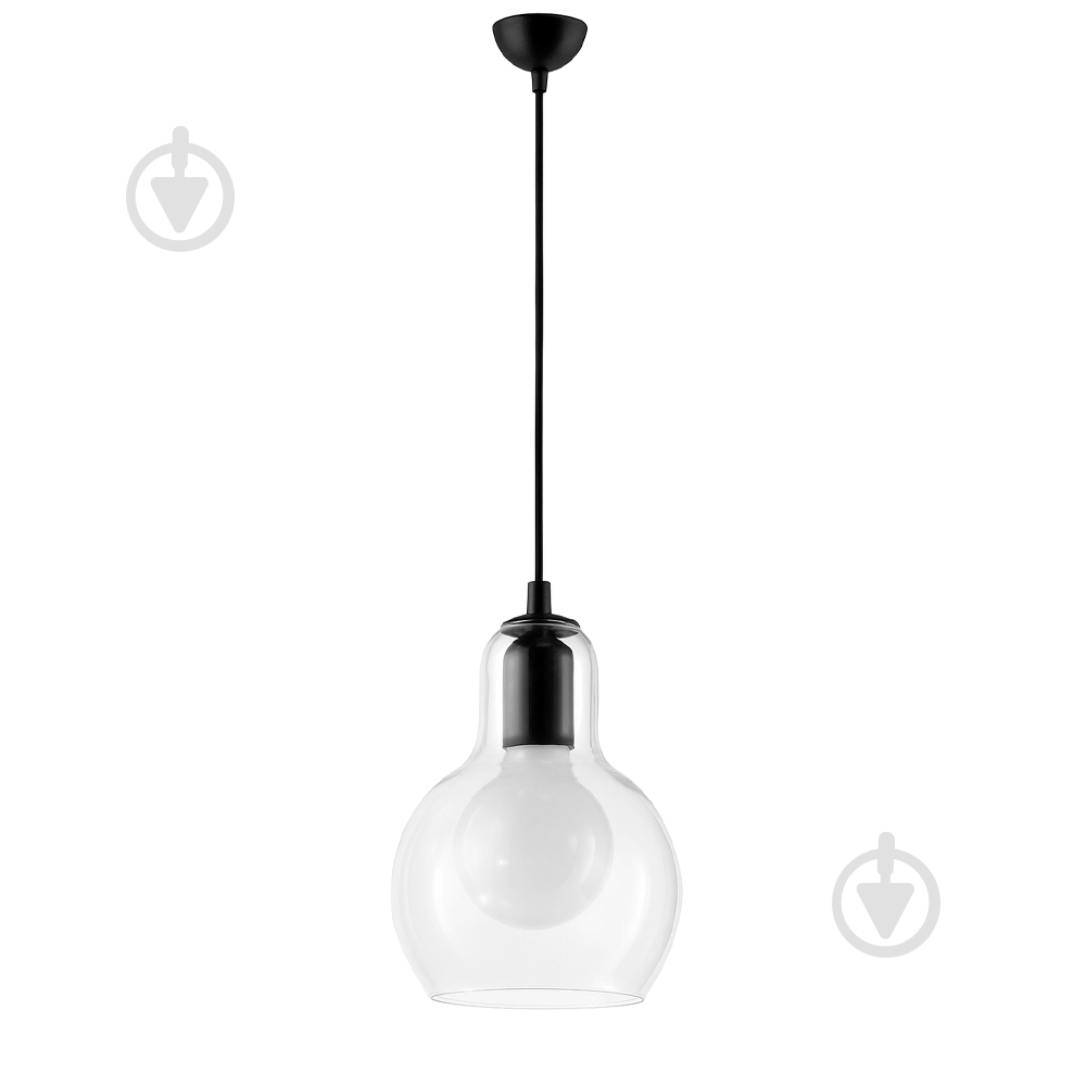 Подвес TK Lighting MANGO 4360 1x/E27 прозрачный/черный - фото 1 Подвес TK Lighting MANGO 4360 1x/E27 прозрачный/черный - фото 1