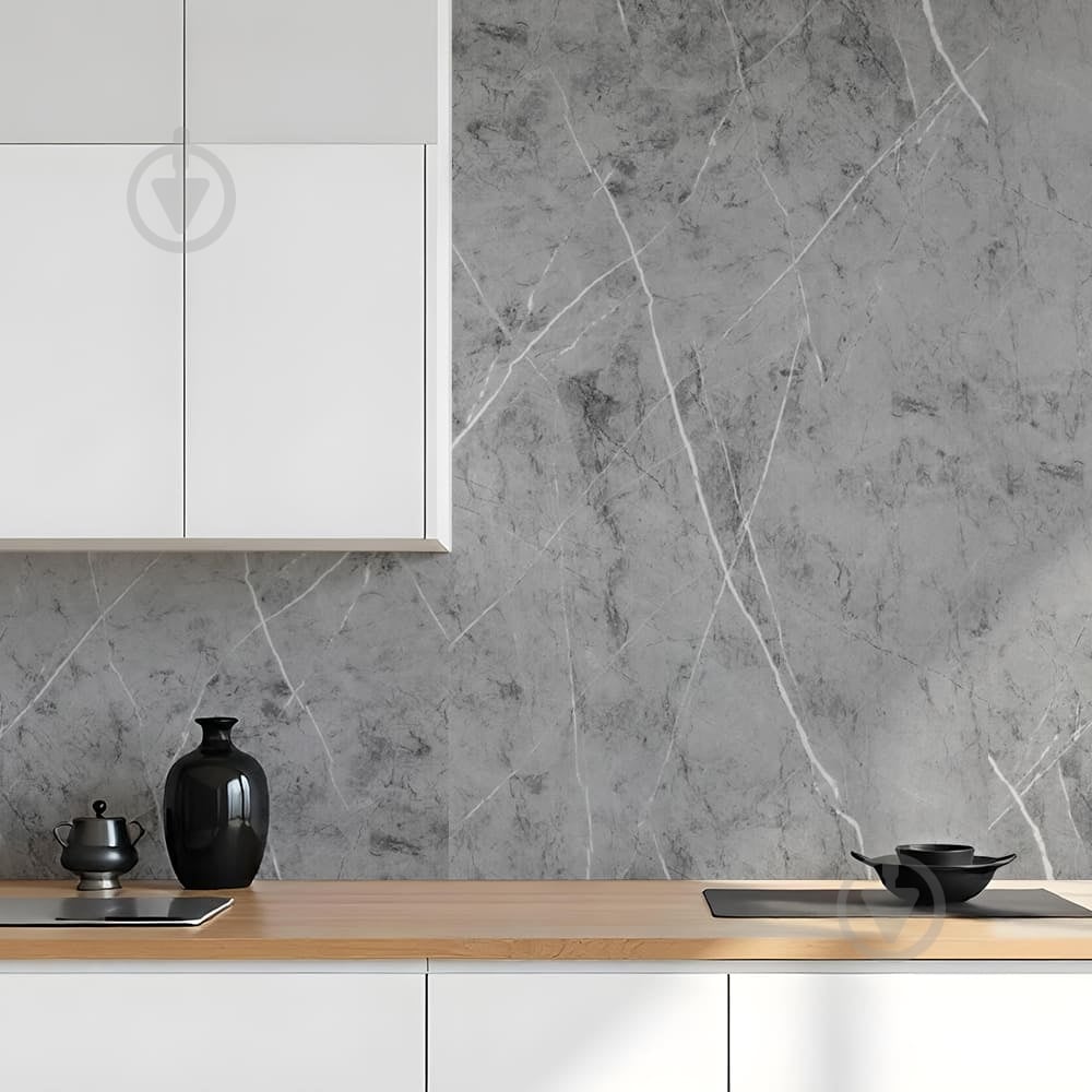 3D-панель з ПВХ самоклейна Sticker Wall мармур сірий 600х3000х2 мм рулон (SW-00001702) - фото 5 3D-панель з ПВХ самоклейна Sticker Wall мармур сірий 600х3000х2 мм рулон (SW-00001702) - фото 5