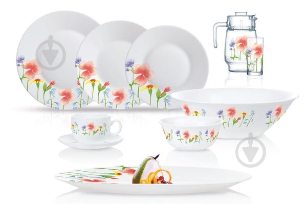 Сервиз столовый Luminarc Armoise Intense 46 предметов - фото 1 Сервиз столовый Luminarc Armoise Intense 46 предметов - фото 1